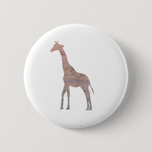 Lila Giraffe Button (Vorderseite)