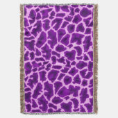 Lila Giraffe Decke (Vorderseite Vertikal)