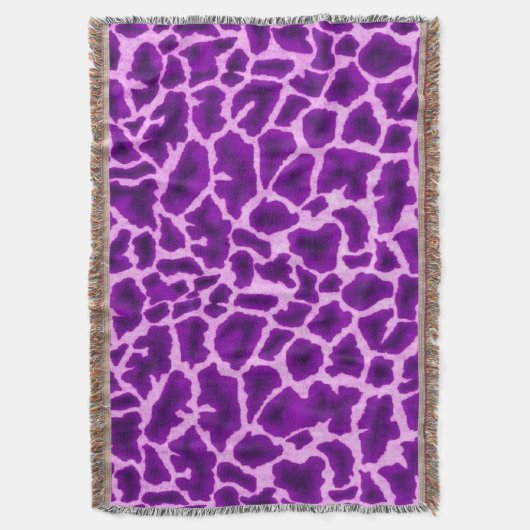 Lila Giraffe Decke (Vorderseite Vertikal)