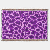 Lila Giraffe Decke (Vorderseite)