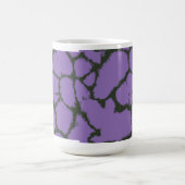 Lila Giraffe-Fur-Muster Kaffeetasse (Mittel)