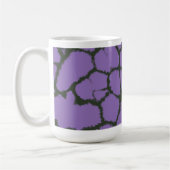 Lila Giraffe-Fur-Muster Kaffeetasse (Links)