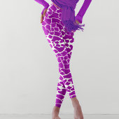 Lila Giraffe Leggings