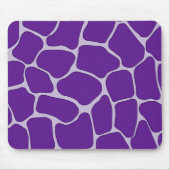Lila Giraffe Print Mousepad (Vorne)
