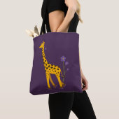 Lila Giraffe Roller Skaten Tasche (Von Nahem)