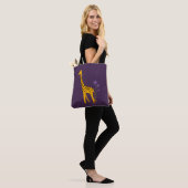 Lila Giraffe Roller Skaten Tasche (Am Model)