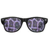 LILA GIRAFFE-Sonnenbrille Partybrille (Vorderseite)