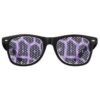 LILA GIRAFFE-Sonnenbrille Partybrille