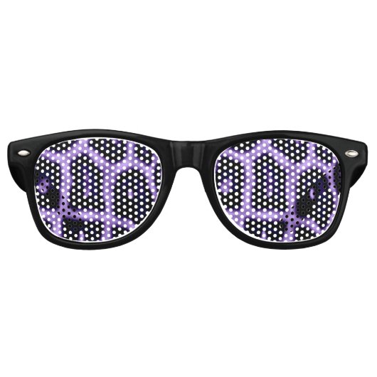 LILA GIRAFFE-Sonnenbrille Partybrille (Vorderseite)