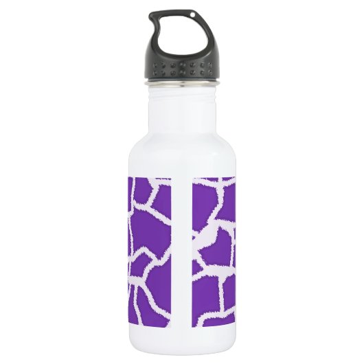 Lila Giraffe Trinkflasche (Rückseite)