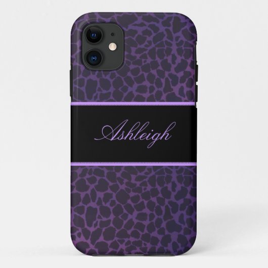 Lila GiraffeCasemate Identifikation iPhone 5s Case-Mate iPhone Hülle (Rückseite)