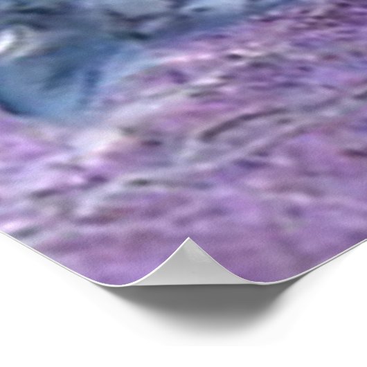 Lila Giraffen Poster (Ecke)