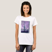 Lila Giraffen T-Shirt (Vorne ganz)