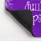 Lila Girl-Inspiration-Sparkle-Zitat Mousepad (Ecke)