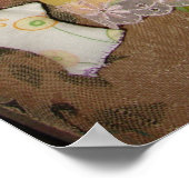 Lila Girls Room Rag Doll bunt Toy Poster (Ecke)