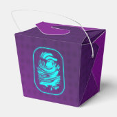 Lila Girls Spy Gastgeschenk Box Geschenkschachtel (Rückseite)