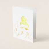 Lila Girly Girl-Sonnenbrille Valentinstag Liebe Folienkarte (Vorderseite)