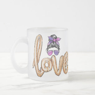 Lila Girly Girl-Sonnenbrille Valentinstag Liebe Mattglastasse