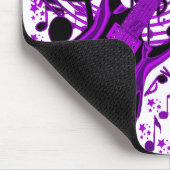 Lila Gitarre_ Mousepad (Ecke)