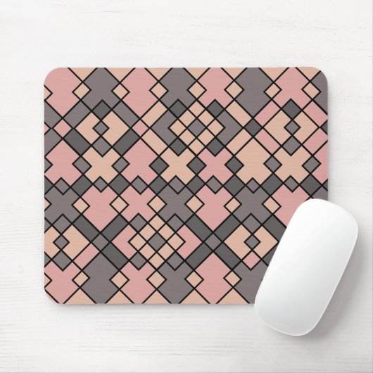lila Gitterstruktur Mousepad (Mit Mouse)