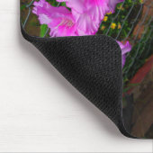 Lila Gladiola Blume Mousepad (Ecke)