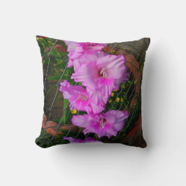 Lila Gladiola Blume Pillow Kissen