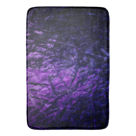 Lila Glam Abstraktes Muster Badematte (Vorderseite Vertikal)