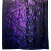 Lila Glam Abstraktes Muster Duschvorhang (Vorderseite)