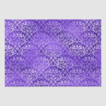 Lila Glam Damast Elegantes Blumenmuster