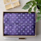 Lila Glam Galaxy Glitter Funkel Design Seidenpapier (Geschenk)