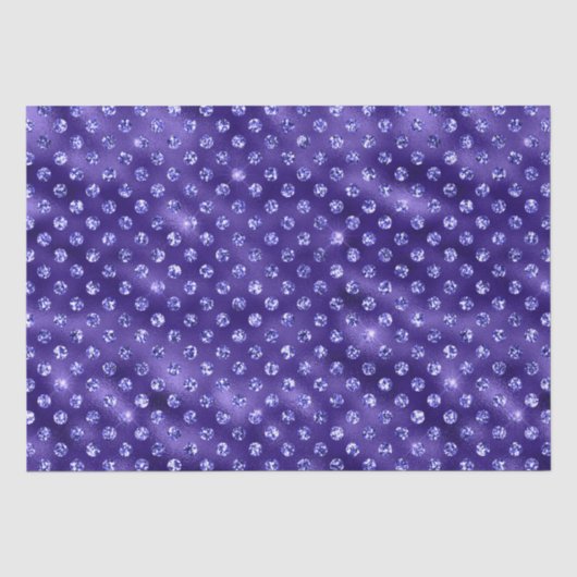 Lila Glam Galaxy Glitter Funkel Design Seidenpapier (Vorderseite)