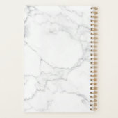 Lila Glam Glitzer Hair Salon Planner Planer (Rückseite)