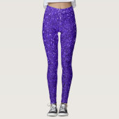 Lila Glam Legging Leggings (Vorderseite)