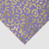Lila Glam Leopard Print Seidenpapier (Detail)