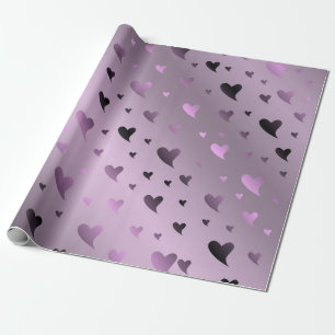 lila, glänzend, Sterne, Metall, Struktur, Geschenkpapier
