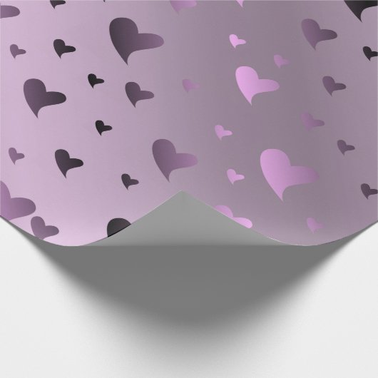 lila, glänzend, Sterne, Metall, Struktur, Geschenkpapier (Ecke)