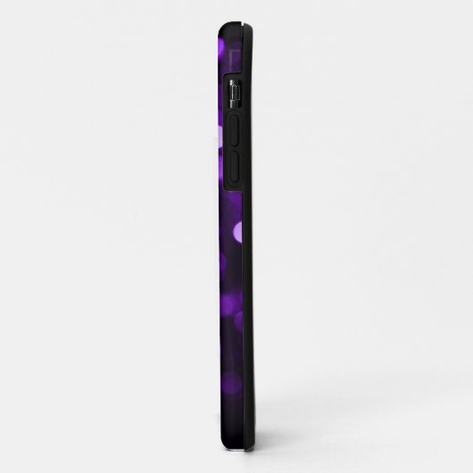 Lila Glanzlichter Case-Mate iPhone Hülle (Hinten/Links)