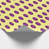 Lila Glaspunkte Geschenkpapier (Ecke)