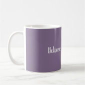 Lila Glaub Schmetterling Kaffeetasse (Links)
