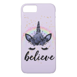 Lila Glaube Unicorn Case-Mate iPhone Hülle