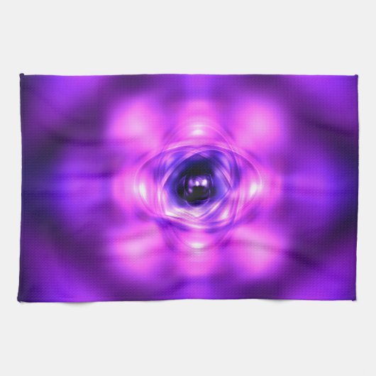 Lila Glimmeratom Handtuch (Horizontal)