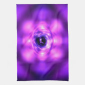 Lila Glimmeratom Handtuch (Vertikal)