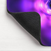 Lila Glimmeratom Mousepad (Ecke)