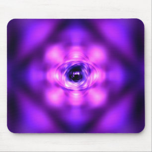 Lila Glimmeratom Mousepad