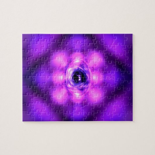 Lila Glimmeratom Puzzle (Horizontal)