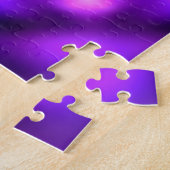 Lila Glimmeratom Puzzle (Seite)