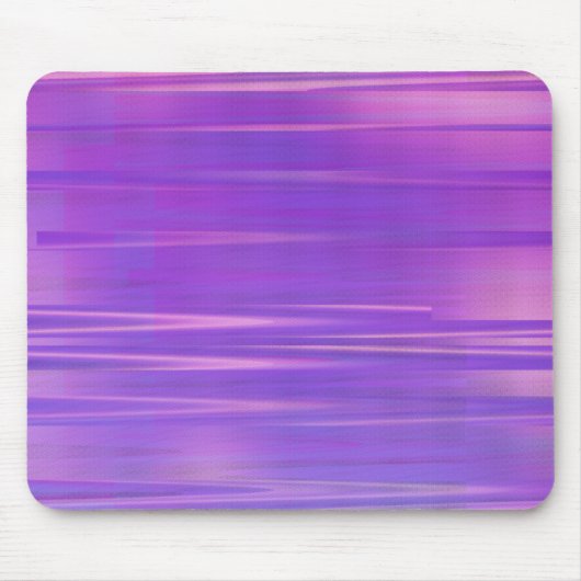 Lila Glitch Art Vaporwave Ästhetik Horizontal Mousepad (Vorne)