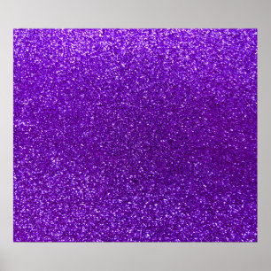 Lila Glitter des Indigos Poster