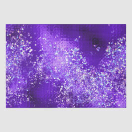 Lila Glitter Funkeln Glamourös Elegantes Design Seidenpapier