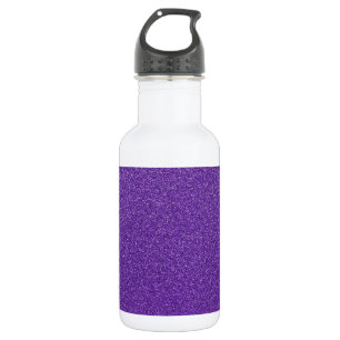 Lila Glitter, Funkeln, Glitter Hintergrund Edelstahlflasche